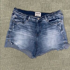 Kensie Women's Blue Denim Shorts